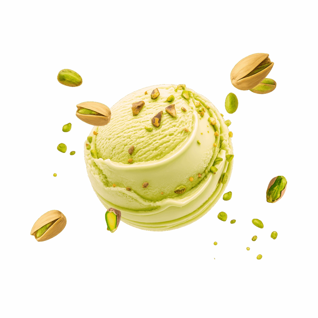 pallina gelato pistacchio puroh